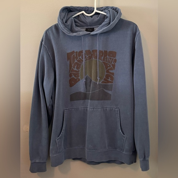🌊RVCA Blue Return Pullover Hoodie🌊 ~Med - Picture 1 of 5